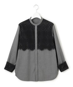 ICB L 【洗える】 レースコンビブラウス