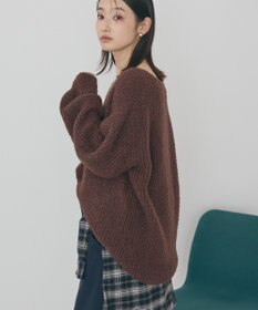 AMERICAN HOLIC ミニシャギーラメニットプルオーバー