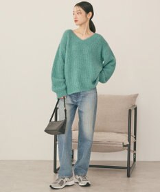 AMERICAN HOLIC ミニシャギーラメニットプルオーバー