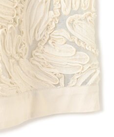 23区 L 【好評につき追加生産/洗える】リボンエンブロイダリー キャミソール