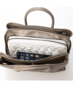 UNBILLION カシュカシュ cachecache / シボフェイクレザー2wayミニバッグ