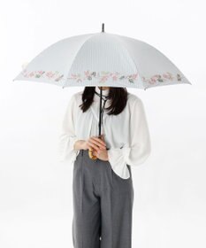 AURORA JILL STUART（ジル スチュアート）ミモザ刺しゅう晴雨兼用傘(長傘)