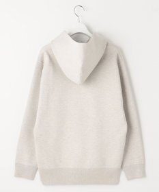 自由区 L 【洗える】シャイニースムースニット パーカー