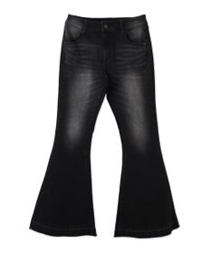 WEGO ローライズスーパーフレアデニムパンツ