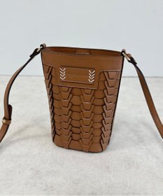 LA BAGAGERIE 【veganview】v piece mesh mini shoulder bag