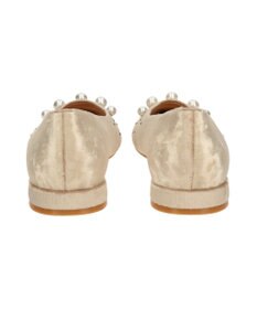 Bridget Birkin 【Bridget Birkin】パールストーンベロアパンプス