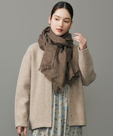 自由区 ラメブークレ アウター モカ