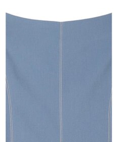 earth music&ecology 配色ステッチパネルフレアスカート