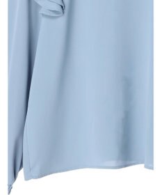 earth music&ecology フリルスリーブブラウス