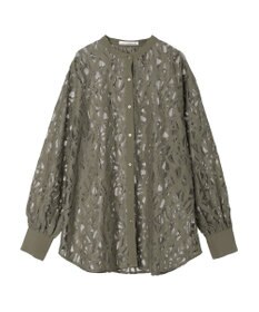 Green Parks ・ＥＬＥＮＣＡＲＥ　ＤＵＥ　レースバンドカラーブラウス