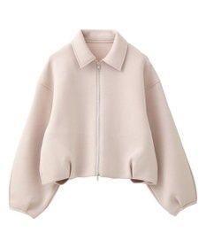 earth music&ecology ダンボールニットZIPブルゾン