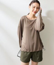 OP／FILA 【Ocean Pacific】ドロスコード付き長袖ラッシュガード　上下2点セット