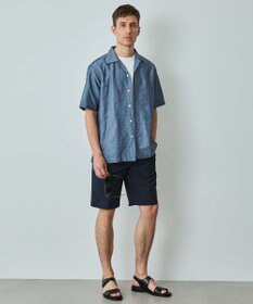 GOTAIRIKU ハードコマンズ社製 コットンリネン オープンカラーシャツ