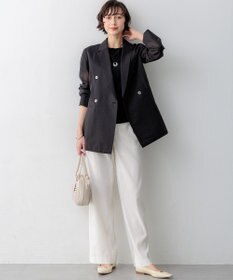 23区 【先行予約】レーヨンポリエステルストレッチ プルオーバー ニット