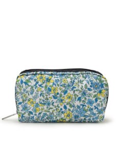 LeSportsac RECTANGULAR COSMETIC/タペストリーフラワーブルー