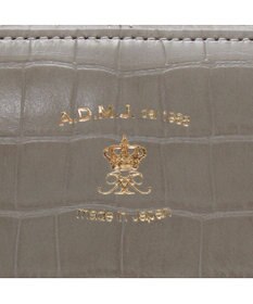A.D.M.J. 【牛革】クロコ型押し ボストン28cm