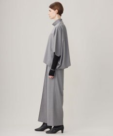 ICB 【洗える】Ｔ/Ｗブロード ハイネックブラウス