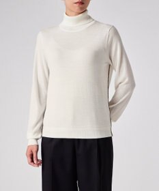 Paul Smith ドレープウール ストライプ タートルネック ニット