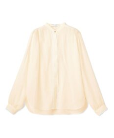 BEIGE， PAULINE / リネンヴィスコースレースブラウス