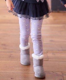 ANY KIDS 7days 裏シャギー 総柄 パンツ