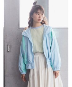 earth music&ecology コクーンギャザー切替ブルゾン