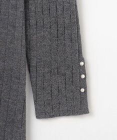 ANY SIS S 【洗える】求心リブニット ワンピース