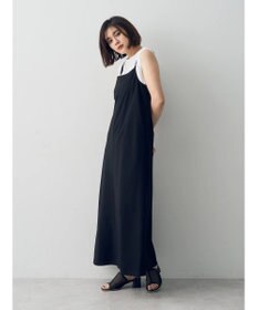 YECCA VECCA 【2点SET】シアーシャツ×Aラインキャミワンピース