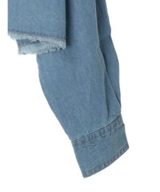 Green Parks ・ＳＵＧＡＲ　ＳＰＯＯＮ　クロップドデニムシャツ