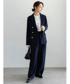 Te chichi 【セレモニーアイテム】2タックワイドパンツ（セットアップ可）