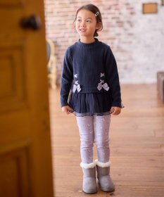 ANY KIDS 7days 裏シャギー 総柄 パンツ