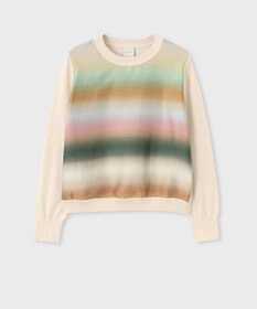 Paul Smith 【洗える】Smith Stripe コンビ ニット