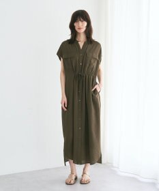 YECCA VECCA ミリタリースキッパーシャツワンピース