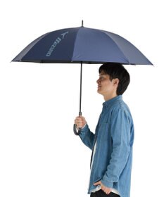 MOONBAT 【大きめ】MIZUNO メンズ 晴雨兼用日傘 長傘 BIGロゴ 遮光 遮熱 UV ユニセックス