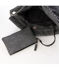 UNBILLION 【テレビ ドラマ着用アイテム】カシュカシュ cachecache / デニム風チェーンバッグ