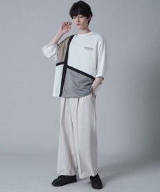 WEGO ドルマンポンチカラーブロックT（S）