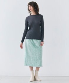 BEIGE， 【洗える】SORE / コットンシアークルーネックカットソー