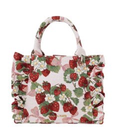 Maison de FLEUR いちごゴブランフロントフリルバッグ