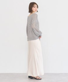 earth music&ecology メッシュニットプルオーバー