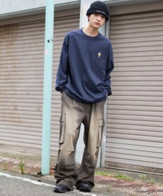 WEGO 【ユニセックス着用ITEM/MLサイズ展開】別注BENDAVISワンポイントT（LS）