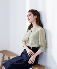 Tiaclasse L 【ダブルクロス】【洗える】アシンメトリープリーツスカート