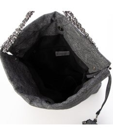 UNBILLION 【テレビ ドラマ着用アイテム】カシュカシュ cachecache / デニム風チェーンバッグ