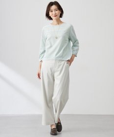 J.PRESS LADIES Jカミーチェストライプ クルーネック カットソー