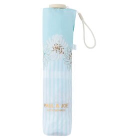 MOONBAT ポール＆ジョー アクセソワ 折りたたみ傘 【超軽量】ストライプ×クリザンテーム