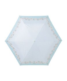 MOONBAT ポール＆ジョー アクセソワ 折りたたみ傘 【超軽量】ストライプ×クリザンテーム