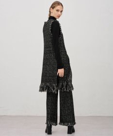 uncrave ツイードニット ジレ