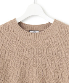 J.PRESS YORK STREET 【WOMEN】ショート ケーブルニット