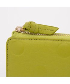 UNBILLION ペルケ perche / ドット型押しL字ロングストラップウォレット