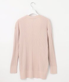 自由区 【洗える】ハイツイストコットンアセテート ニットカーディガン