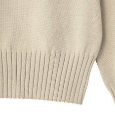 YECCA VECCA 袖口釦リブMIXニット