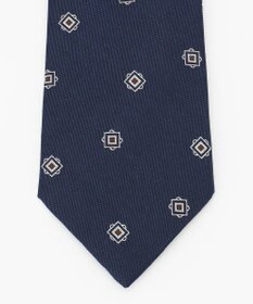 J.PRESS MEN スパンシルク小紋柄ネクタイ